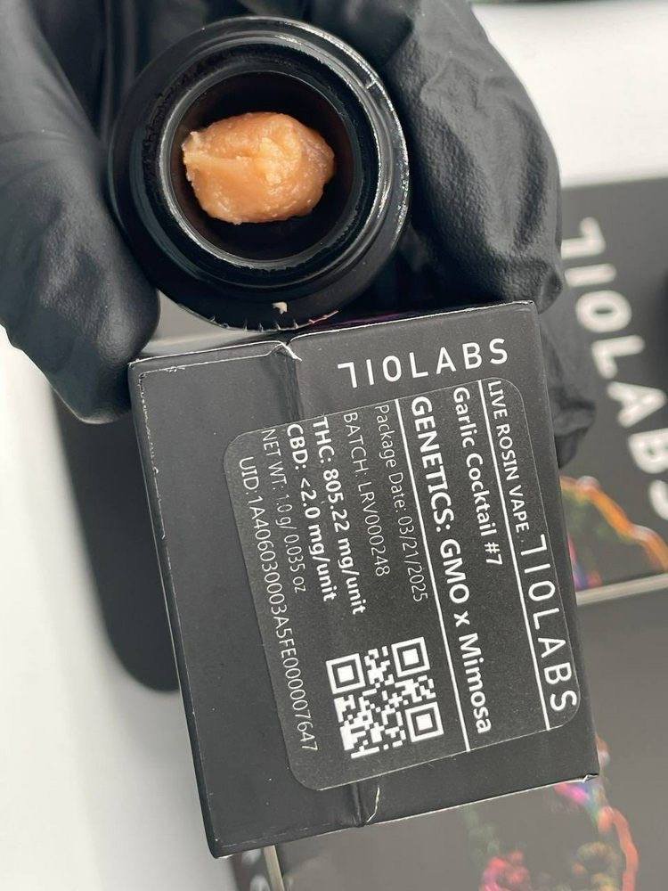 Live Rosin Vape 710Labs