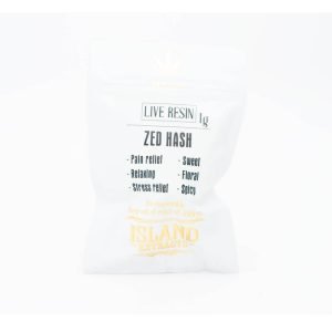 Zed Hash Live Resin Island Extracts
