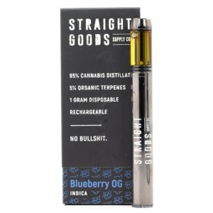 Blueberry OG Disposable Vape Pen Straight Goods