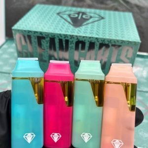 Clean Carts Liquid Diamonds + Live Resin 2g Disposable Tiffany Blue Edition