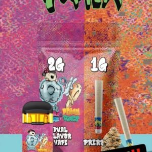 Frostix 2g Live Resin Dual Flavor Vape and Infused Preroll 1g